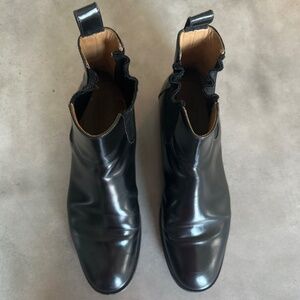 MaxMara Eger patent leather Chelsea boot